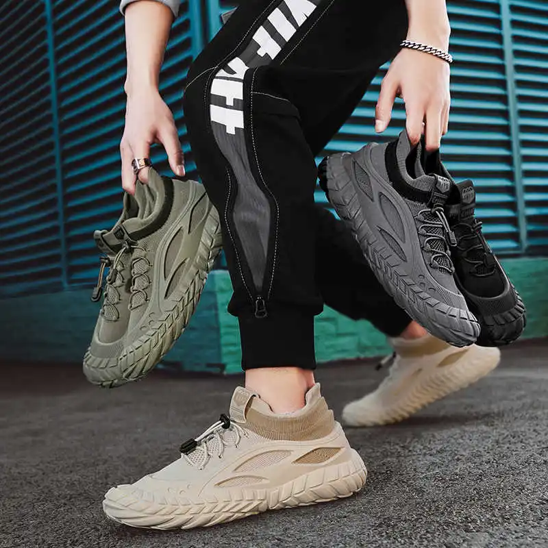 

Кроссовки на платформе Ecoleather, модельные туфли на каблуке, повседневные мужские модельные туфли, туристические спортивные туфли из Китая, Sho Sunny Skor Life