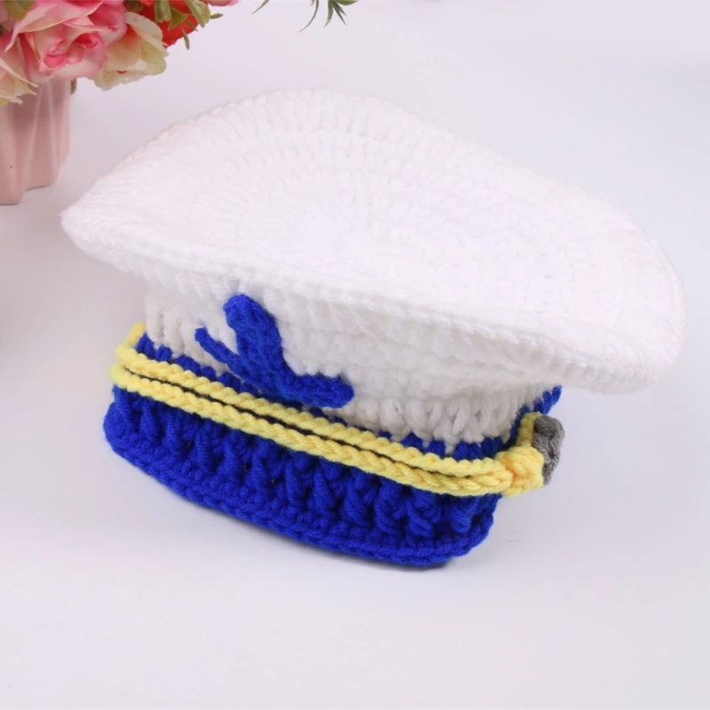 1 Set Newborn Photography Clothing Baby Girl/Boys Crocheted Knit Costume Outfits