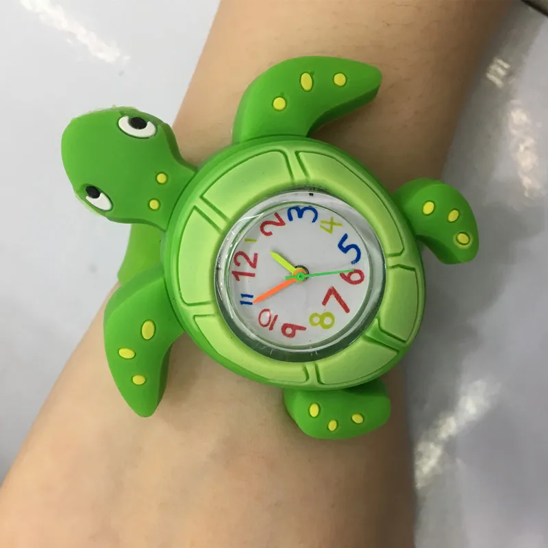 Cartoon Ocean Animals Slap Bracelets Watch Gift Under the Sea Party Decor Turtle Crab Kids Boys Girl Happy Birthday Party Favors