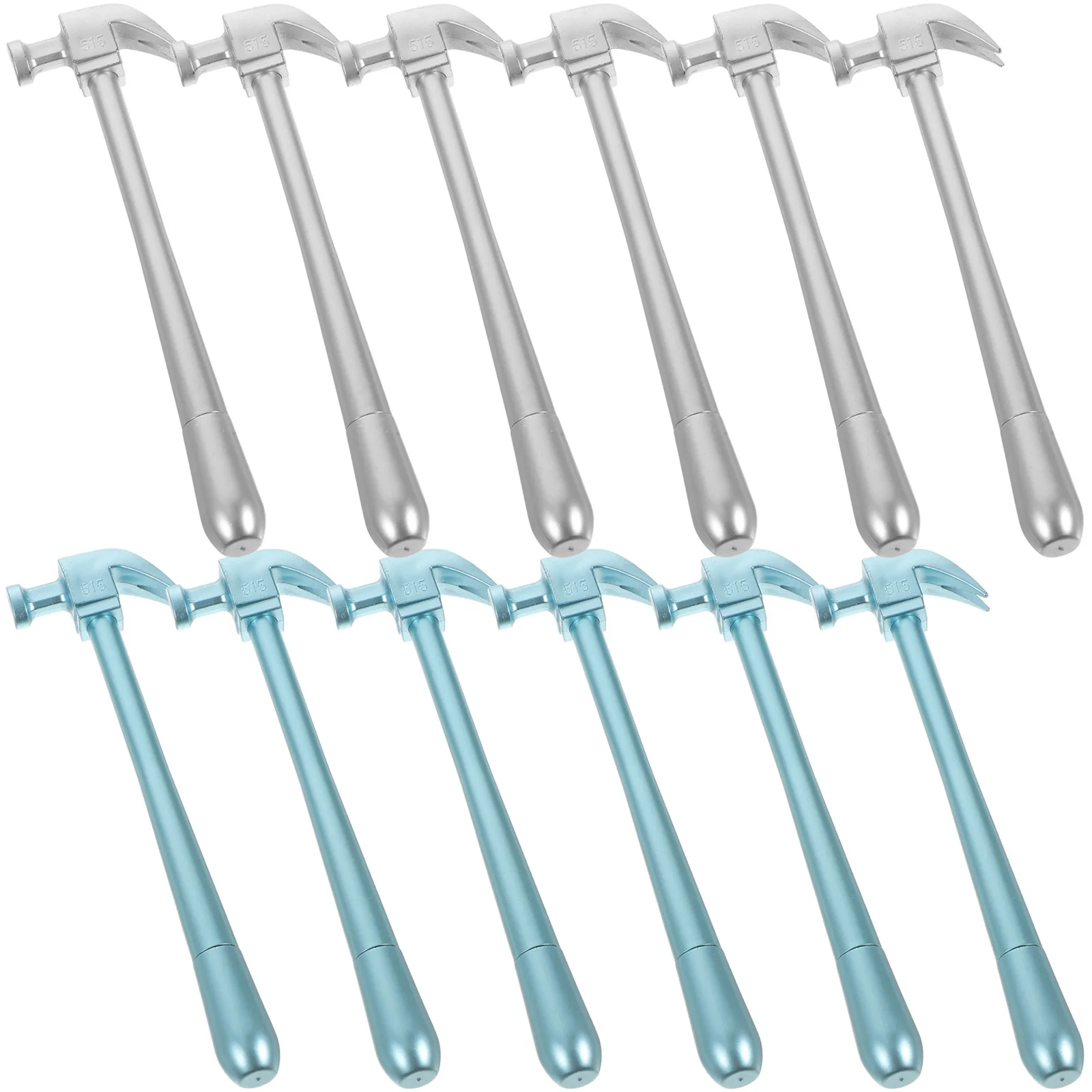 

Набор из 12 ручек в форме молотка, разноцветные ручки для письма, для студентов, детей, школьных наград, мультяшные ручки для письма, ручки для домашнего использования