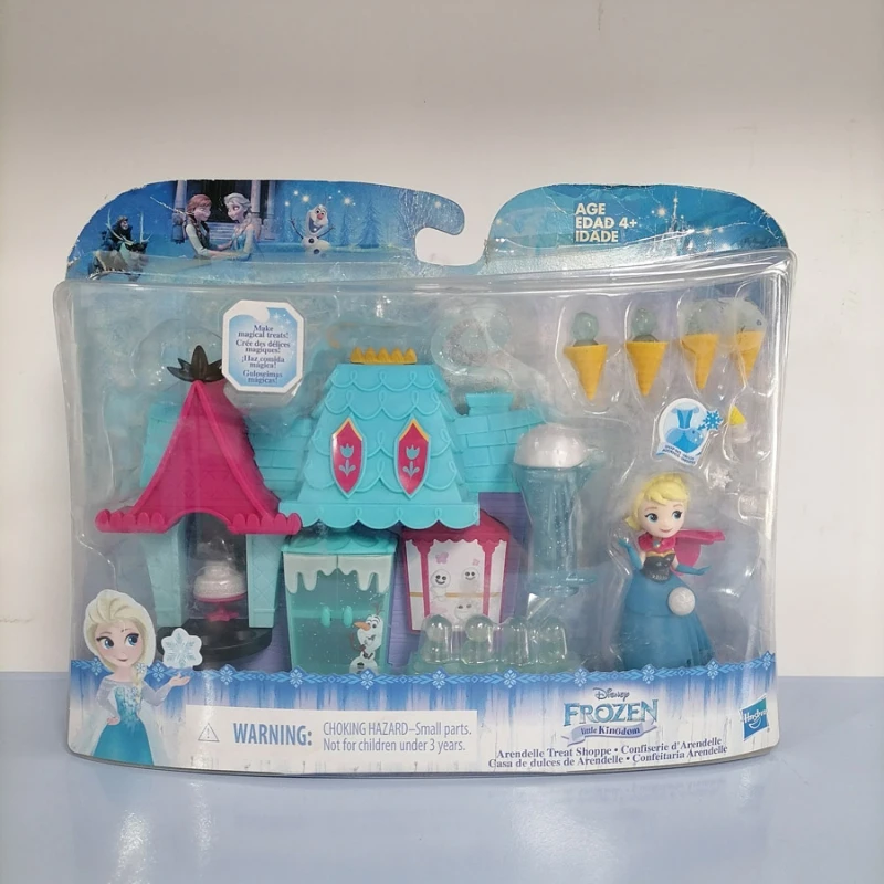 Disney Frozen Dolls Model Toys Snow Queen Elsa Princess  Q Version Action Figures Birthday Gifts for Children