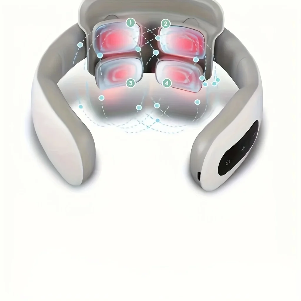 Cervical Spine Massager with Hot Compress, U Shape Smart Neck Massager