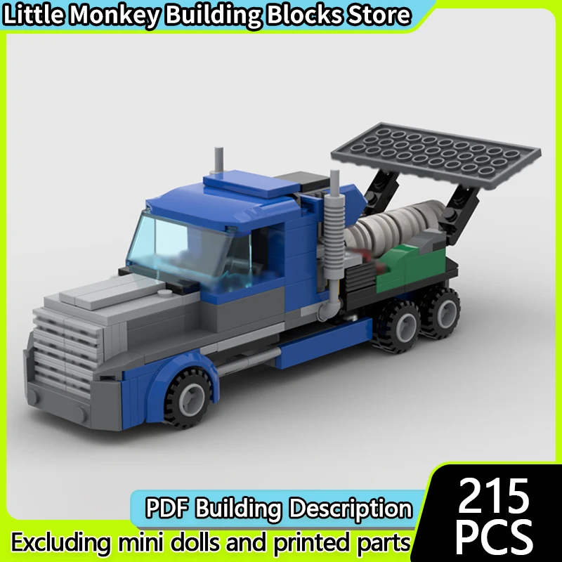 

City Car Model MOC Building Bricks Stunt Performance Jet Truck Modular Technology Children Holiday Gifts Assemble Toys Suit