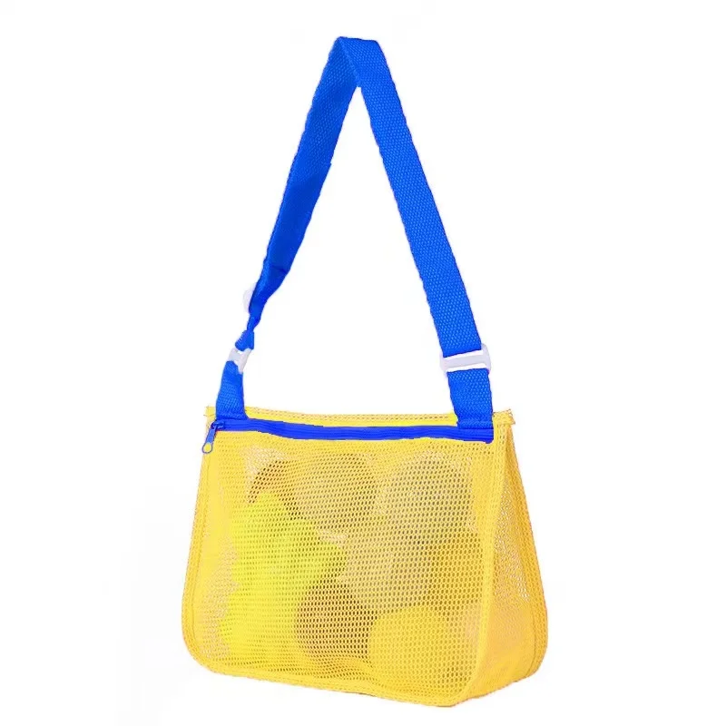 Bolsas de praia para crianças, Bolsa de coleção Shell para crianças, Organizador de brinquedos, Bolsas de mão para bebês, Tote Protable Ball, NAB295