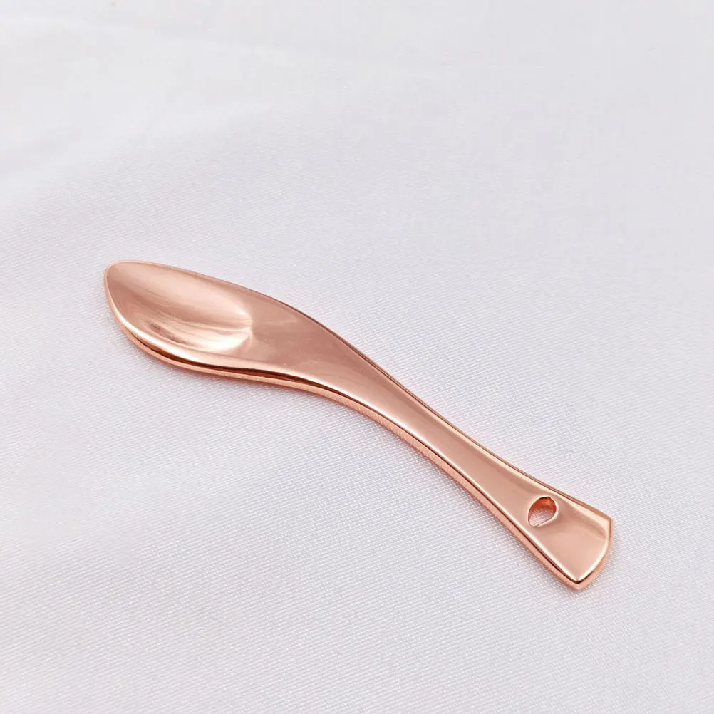 

4Pcs Facial Cream Scoops Metal Eye Cream Spoon Applicator Tools Makeup Spoon Makeup Spoons Tool Supplies