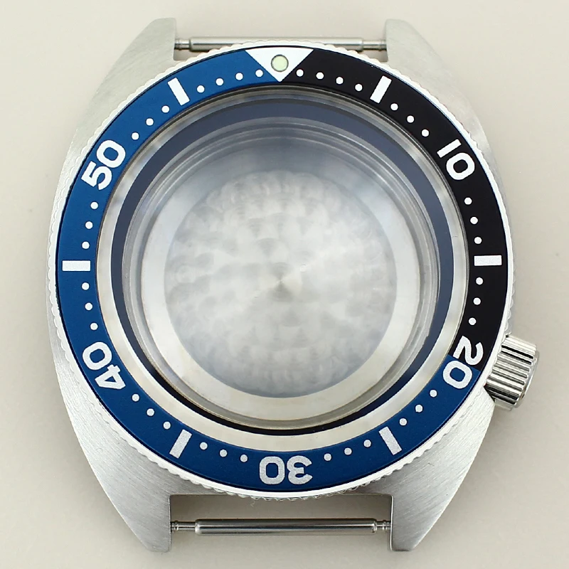 

41mm Diver Watch Case Sapphire Glass Compatible with For NH35 NH36 Watch Parts 28.5mm Dial Mod Abalone With Chapter Ring 10ATM