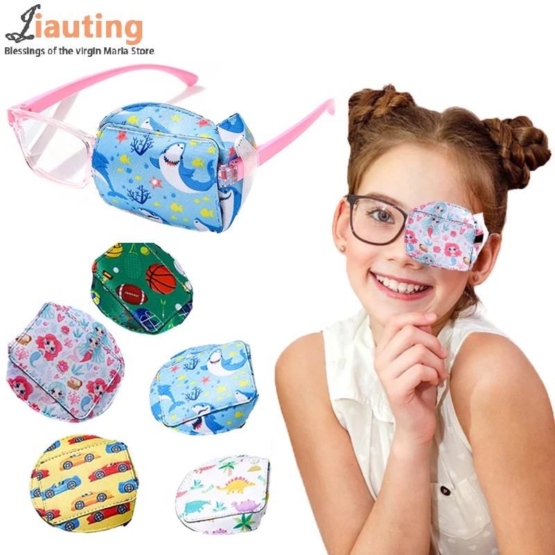 

1PC Non-woven Children Health Care Child Occlusion Medical Lazy Eye Patch Eyeshade For Kids Strabismus Treatment Vision Care Kit