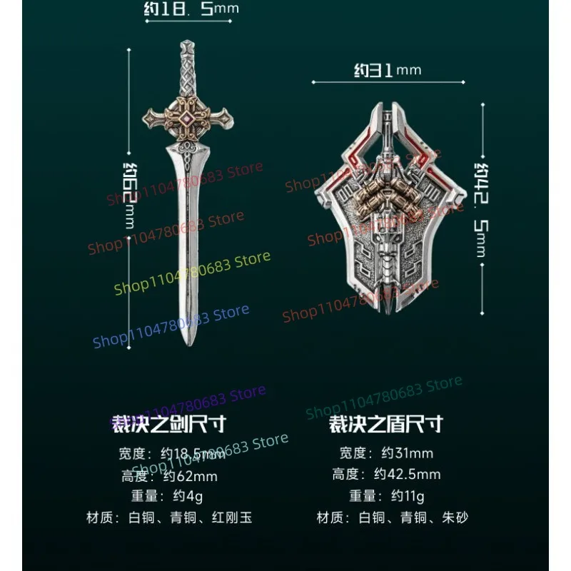 MOC Building Blocks Metal Magnetic Judge Mini Figure Assembly Model Display Anime Cartoon Desktop Decor Toy Gift Collectible