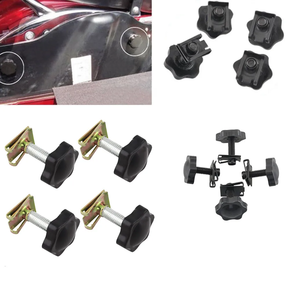 

Moto Quick Release Saddlebag Installation Kit Saddlebag Lever Lock Bolts Nuts Mounting Kit For Harley Touring Road Street Glide