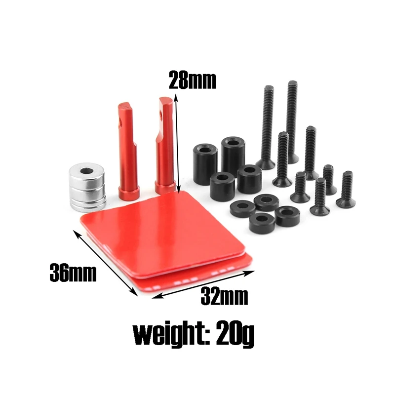 BNVN-RC 차체 포스트 자석 보이지 않는 고정 마운트, 3 레이싱 사쿠라 D5S D5 D5MR YOKOMO YD-2 YD2 MST RC 카 업그레이드 부품