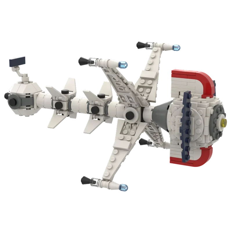 Moc Captained Futured Comet Spaceship Building Blocks Set Anime High-tech Battleship Bricks Mode Assemble Toys birthday Gifts