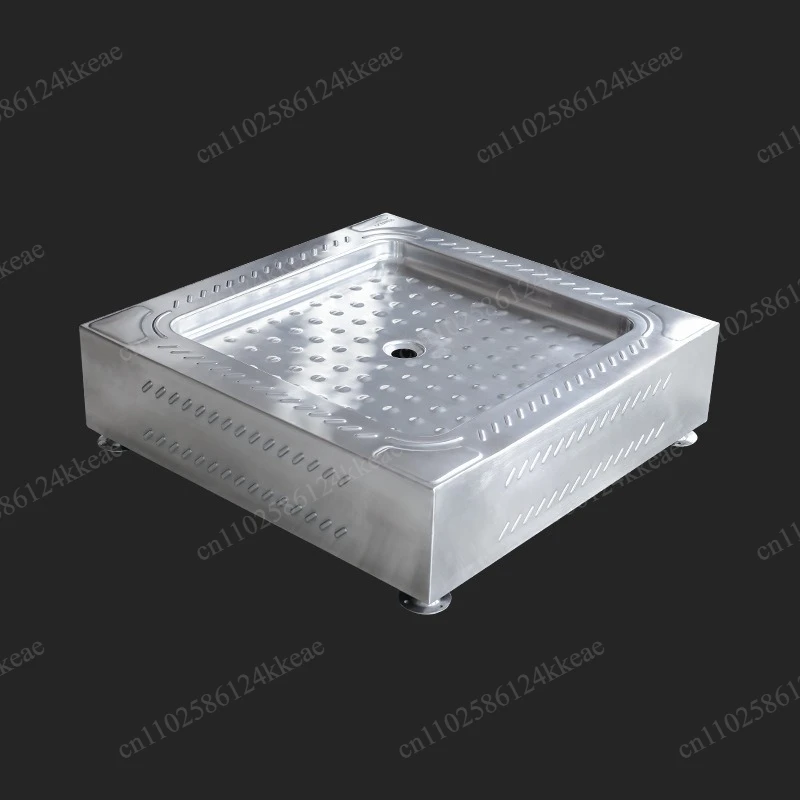 Thickened 304 stainless steel shower room chassis, RV bathroom bathroom bathroom non-slip base square floor support
