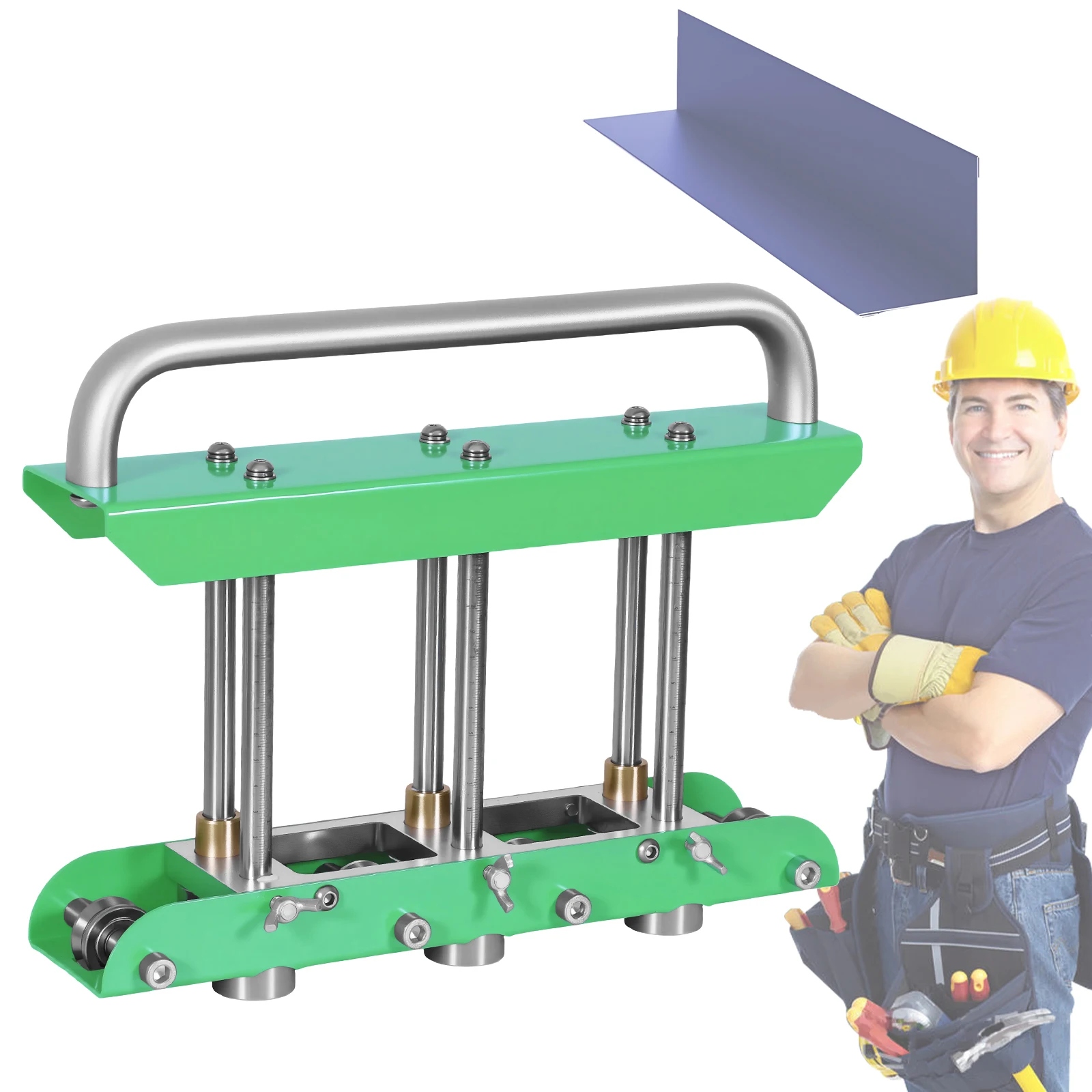 

Large Sheet Metal Bender Wear Resist Sheet Metal Bending Machine Plate Folding Machine For Rain Diverter & Making Folding Edges