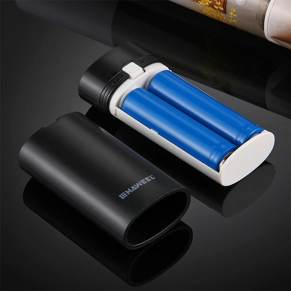 5600mAh Mini Power Bank Case DIY 18650 Battery Charging Box External Powerbank Portable Phone Charger Case Not Contain Battery