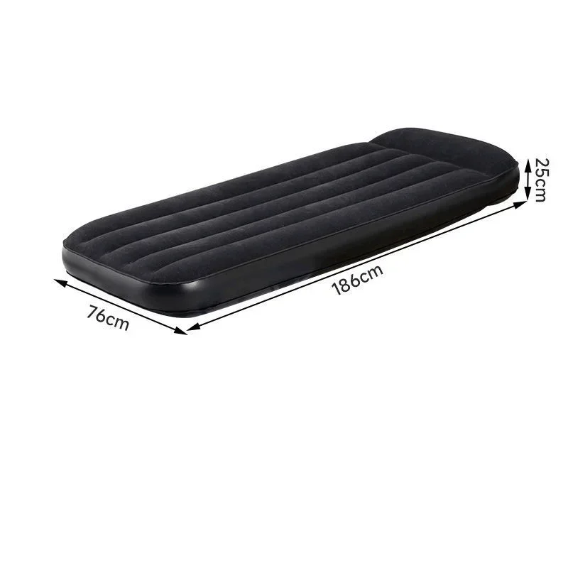 Single air bed wholesale customized inflatable air bed mattress outdoor sleeping with pump