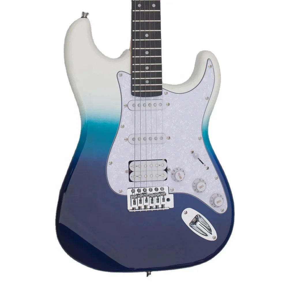 

OEM Custom ST Electric Guitar Hot Sell Musical Instrument Guitar Electric With 6 Steel Strings and Wholesale Price