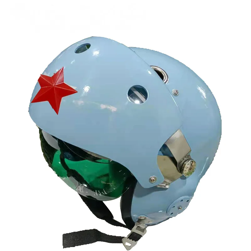 Four Seasons Pilot Helmet General Personality Motorcycle Electric Bike Riding Helmet Adult Breathable Twin Mirror Cuttlefish Dry