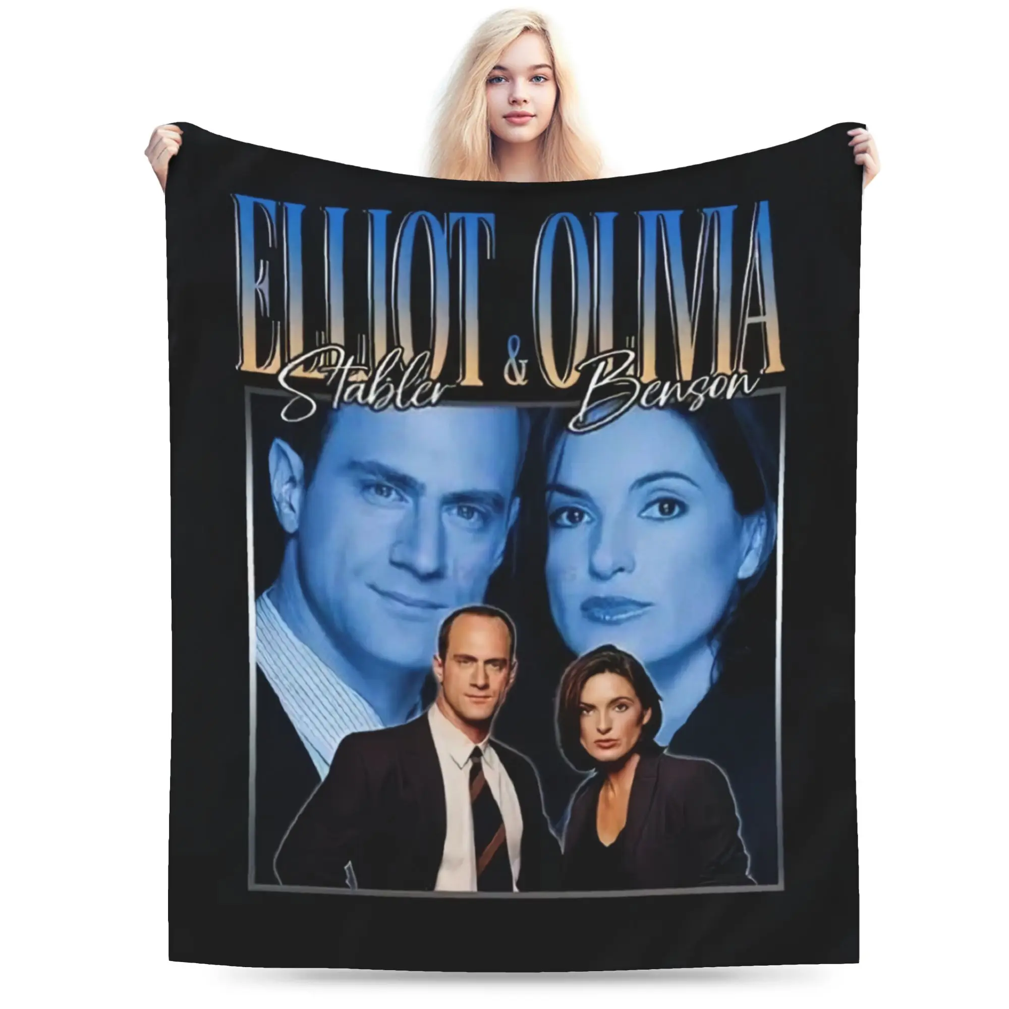 Law Order SVU Plush Blankets Boy Girl  Flannel Bedding Throws For Couch Chair Sofa Bed Soft Warm Quality Bedspread Gift