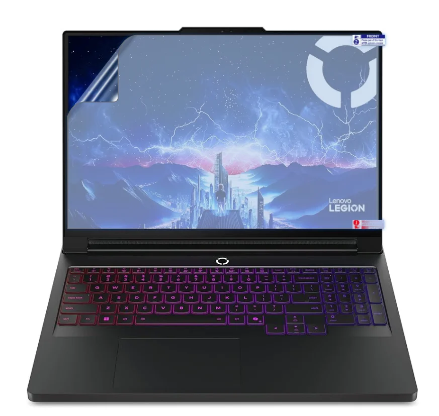 Protector de pantalla ultra claro, película LCD PET para Lenovo Legion Pro 5 16IAX10H 16IRX10/Legion Pro 7 161RX9H/Legion Slim 5, 2 uds.