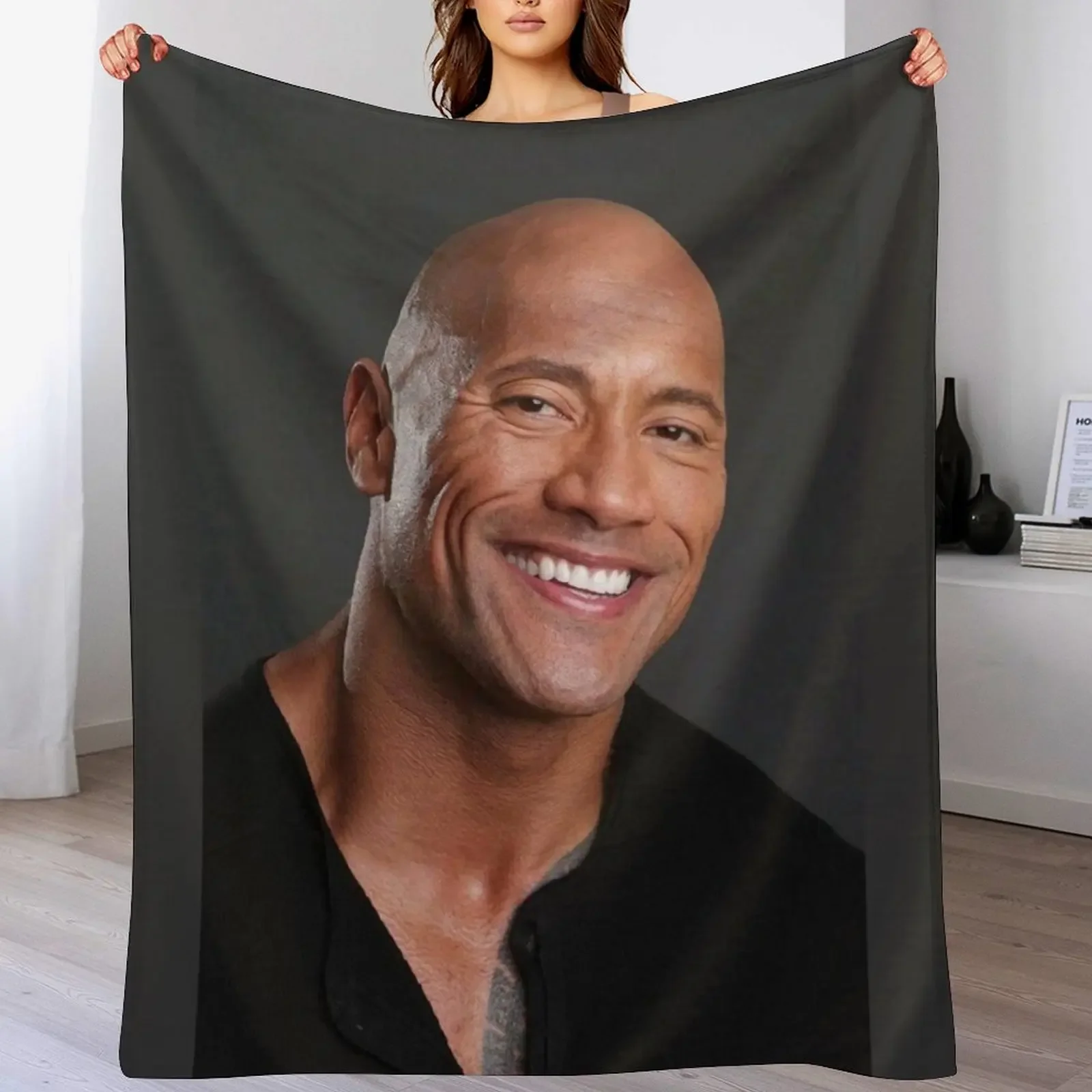 

dwayne johnson Throw Blanket Decorative Throw Luxury Brand Tourist Stuffeds Blankets
