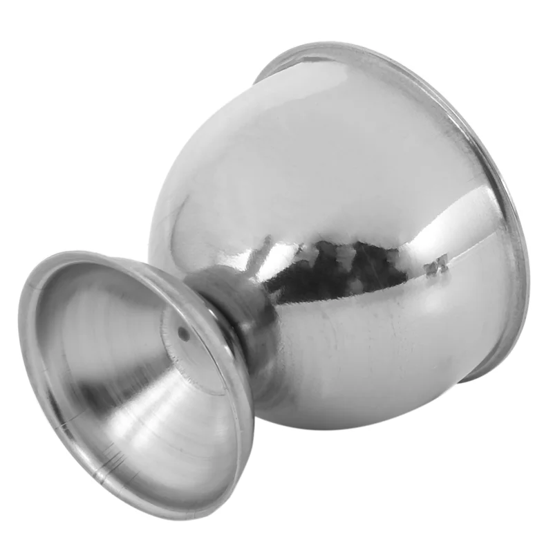 

B45C Чашка для яиц, поднос для яиц из нержавеющей стали, держатель для яиц в мягкой вареной, подставка, можно мыть в посудомоечной машине (12 упаковок)