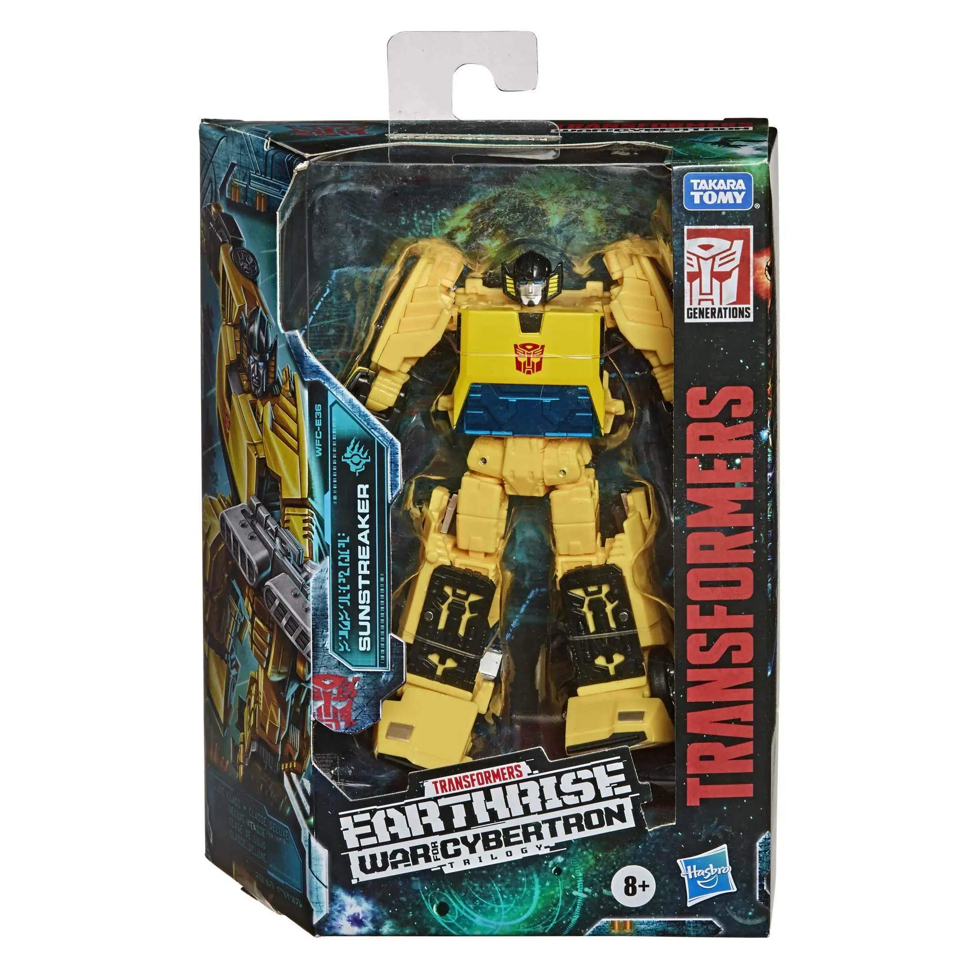 Hasbro Transformers Toys Generations War for Cybertron: Earthrise Deluxe WFC-E36 Sunstreaker Action Figure 5,5 pollici E8208