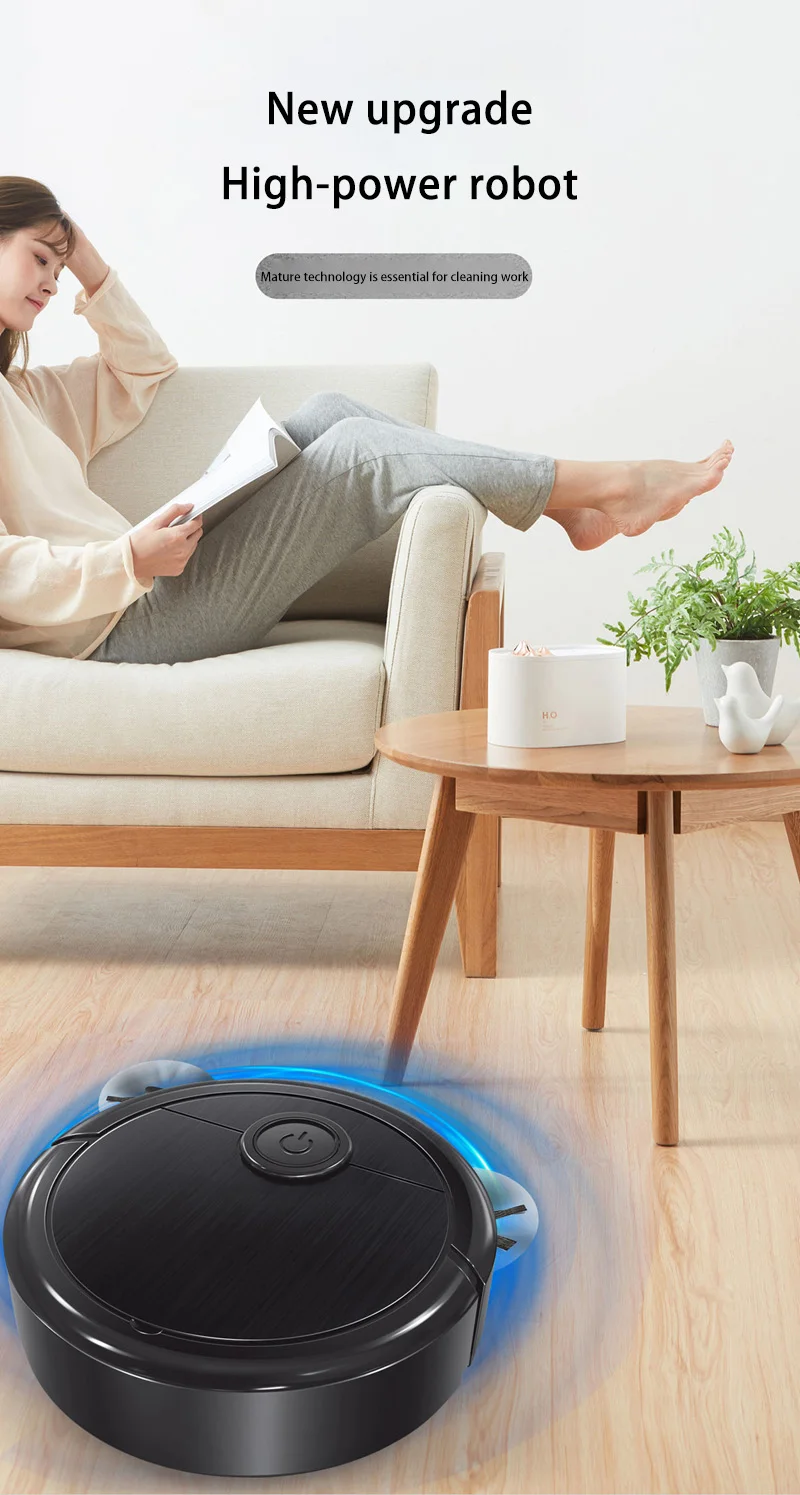 Lenovo 3-in-1 Intelligenter Roboter-Staubsauger 6000Pa Starke Saugkraft Wischfunktion Automatisches Aufladen Lasernavigation Tierhaare Hartböden – Detail 11