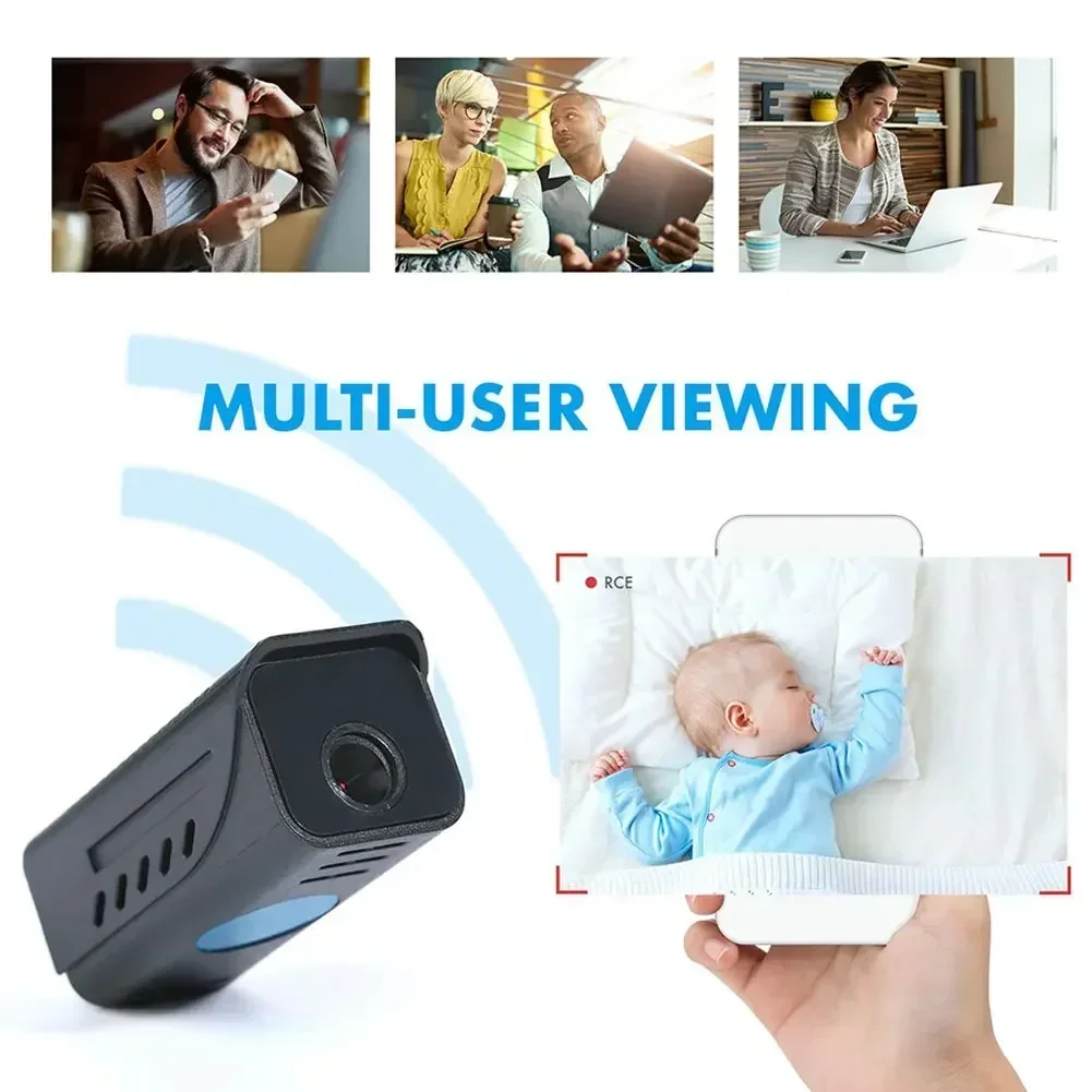 WIFI Wireless Mini Camera Battery 1080P IR-CUT Micro Home Security Surveillance Camcorder Motion Detection Recorder Nanny Camera