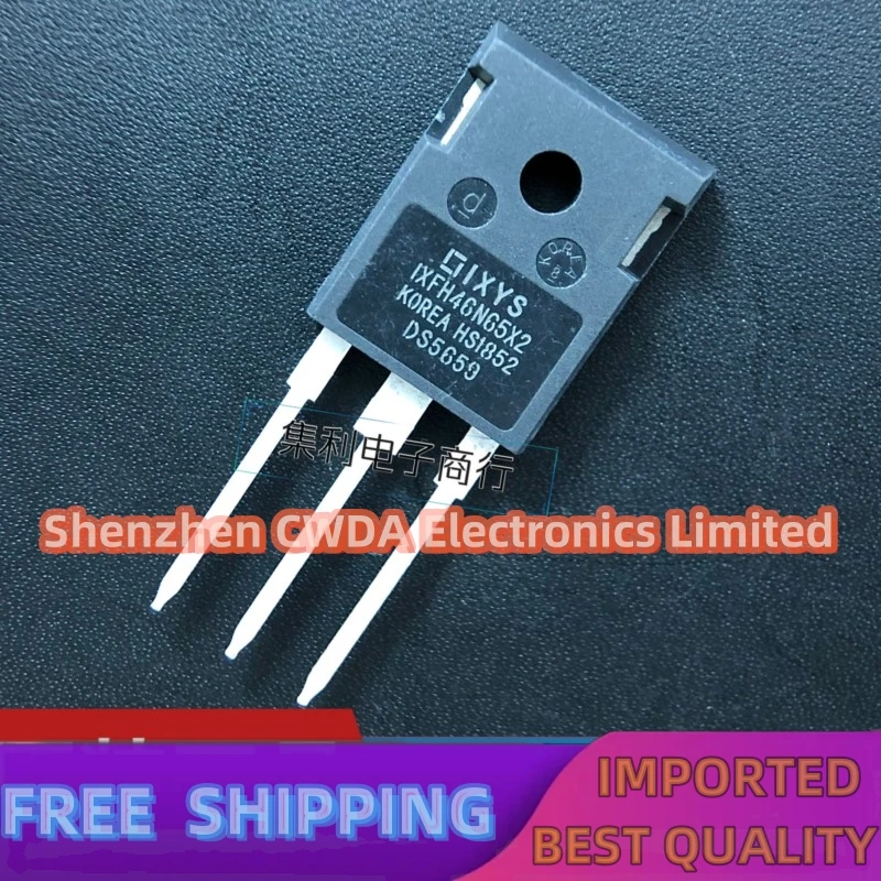 10PCS-20PCS  IXFH46N65X2  MOS TO-247  46A650V 47N60C3 Best Quality 