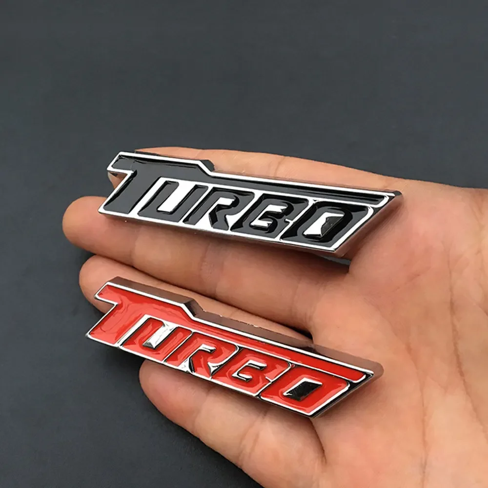 

3D METAL Emblem TURBO GRILL Universal Emblem Badge Auto Decal Truck Car Sticker Reflective Windshield 3D Metal Car Accessories