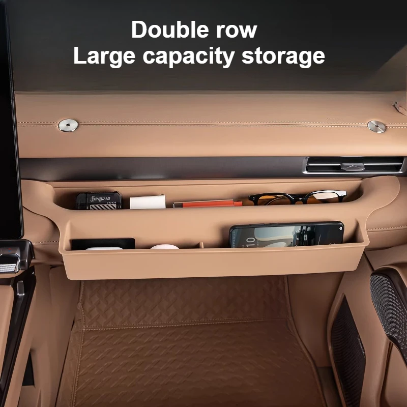 

Для MHERO M817 2025 2026: Силиконовый водонепроницаемый органайзер для пассажирского отсека, аксессуары для организации пространства в салоне