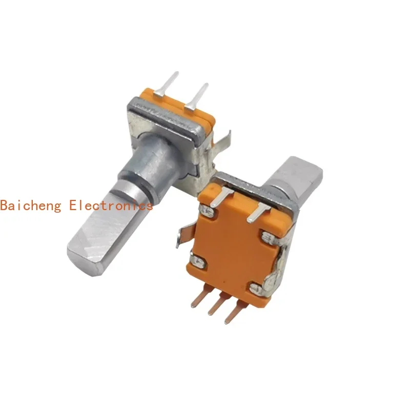 10PCS Handle return encoder, Sunway EC11, left and right reset, up and down curved movement with push switch, half shaft 19mm