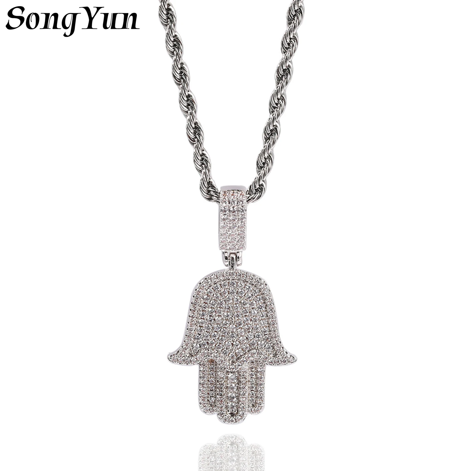

SongYun Jewelry MHT Quality Brass Necklace Pendant Chain CZ 7A Zircon Christmas Gift Girlfriend Gift Women Man Necklaces Jewelry