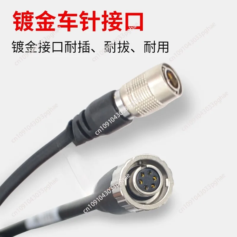 ينطبق على كابل بيانات Topcom GTS-102/1002 Sojia 6-pin ES/0S602G IM52 Total Station USB/COM #3