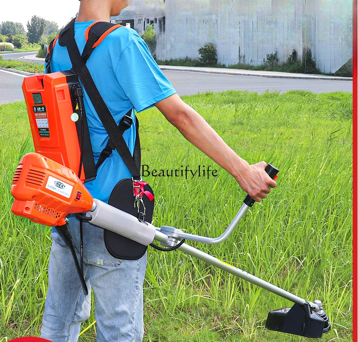 

New Backpack Lithium Electric Mower Brushless Household Agricultural High-Power Long Endurance Brush Cutter