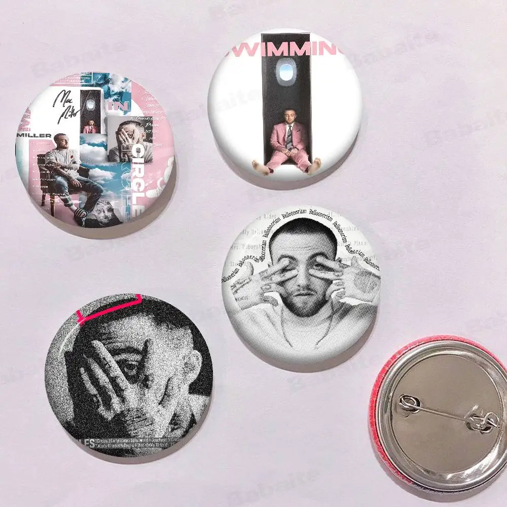 Mac C-Circles Miller-s Tinplate Pin Button Custom Anime Role Old-school Brooch Cartoon Collar Badge Jewelry Gift Fans