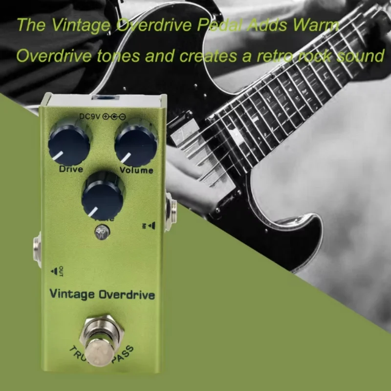 Pedal de Guitarra Elétrica Vintage Overdrive/US Dream/Classic Chorus/Vintage Phase/Tremolo/Analog Delay/Digital Delay/Ultimate Drive