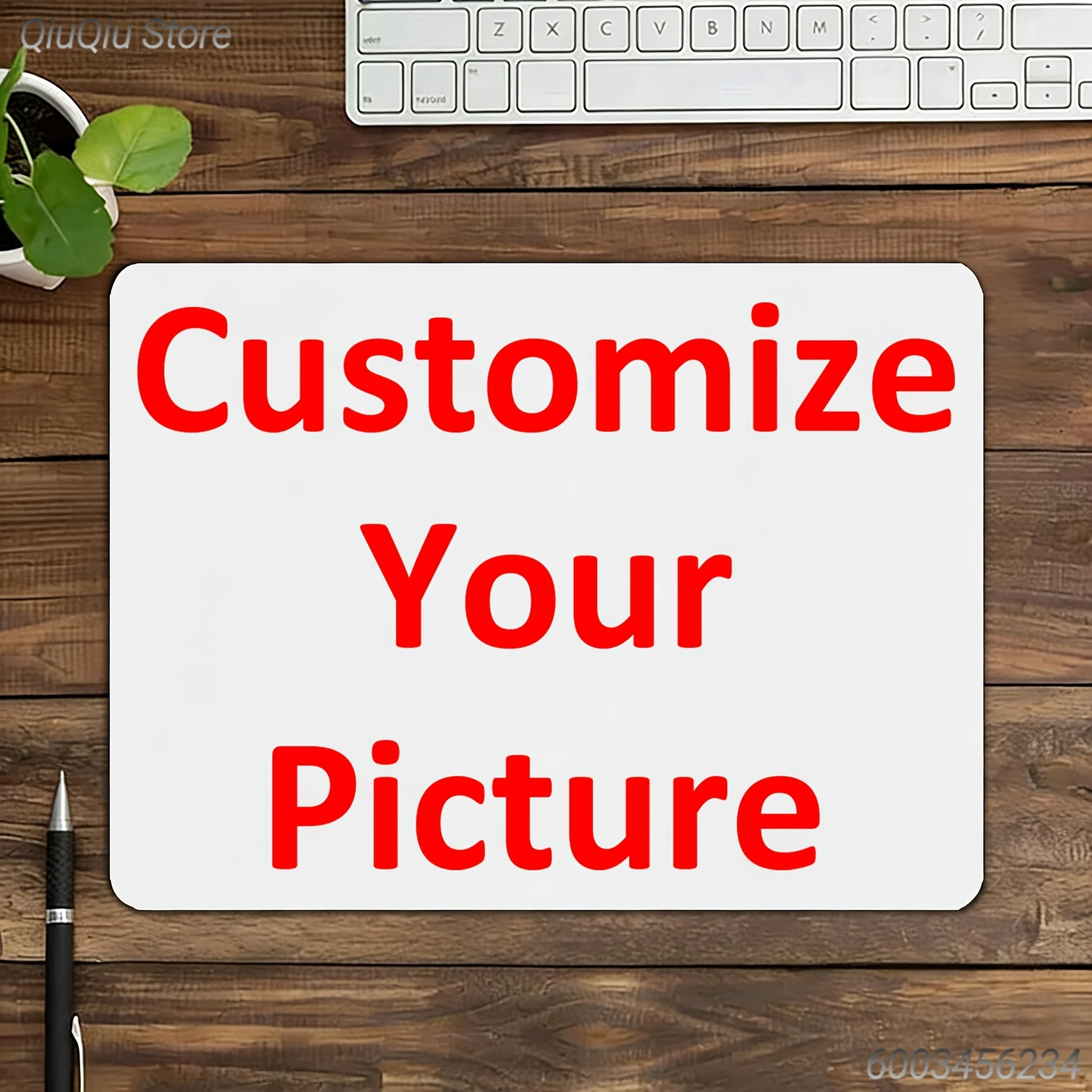 Custom Hand Drawn Mouse Pad Original Graffiti Pattern Print Stitched Edge Rubber Mat Creative Gift for Young Gamers and Artists