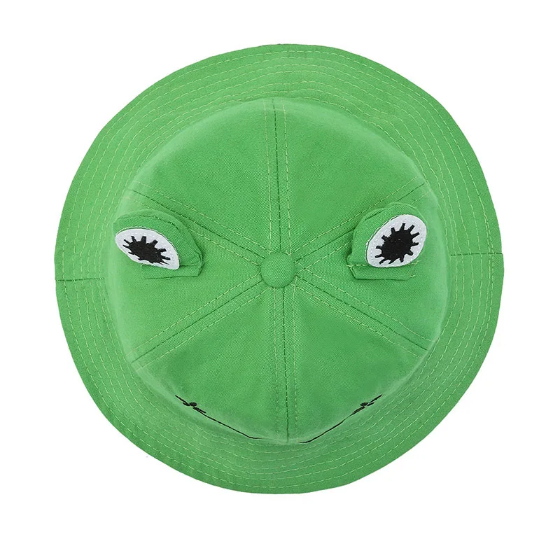 Frog Hat Women\'s Autumn Versatile Internet Celebrity Fisherman Hat Cute Cartoon Personalized Basin Hat Soft And Foldable