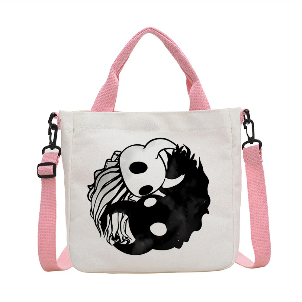 Hollow Knight the Knight tote bag canvas  personnalisable torba na zakupy bolsas de tela reusable woman
