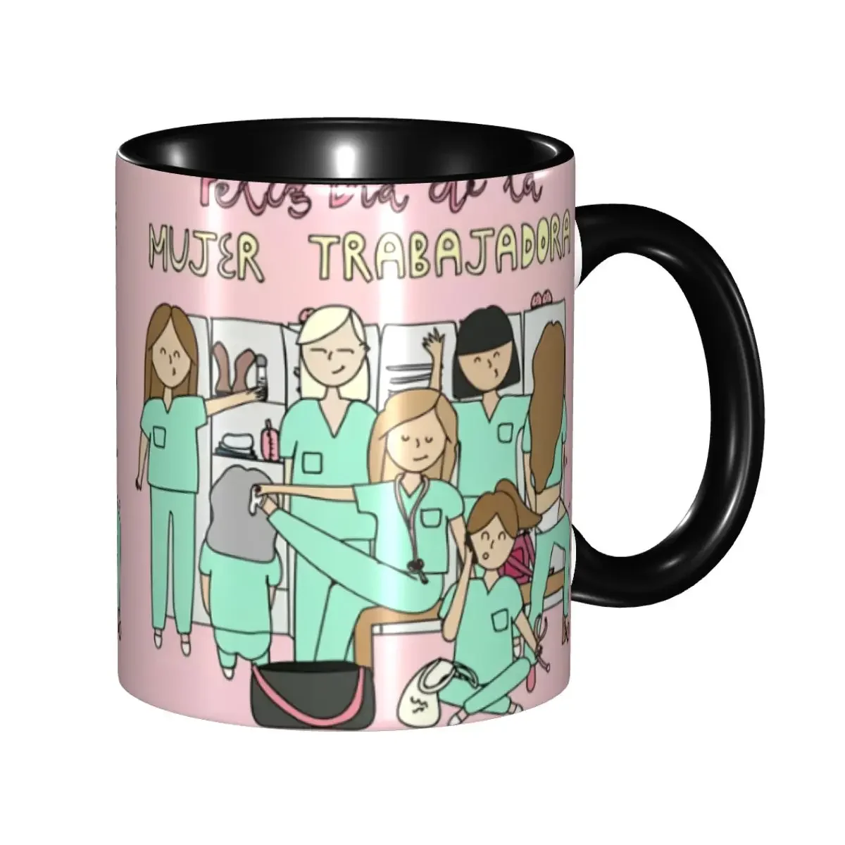 

Enfermera En Apuros Doctor Nurse Medical Health Coffee Mug DIY Personalized Ceramic Mug Creative Present