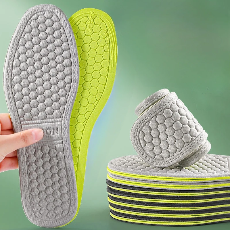 Summer Deodorant Sports Insoles for Shoes Sweat-absorbing Breathable Deodorant Anti-sweat Soft Shoe Pads Inserts for Man Women