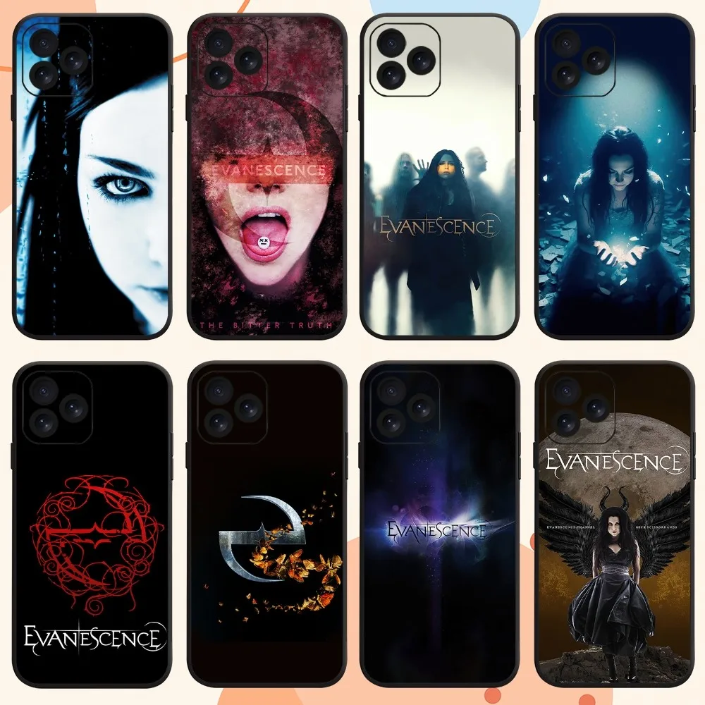 Band E-Evanescence Fallen The Open Door Amy Lee Phone Case For iPhone 8 14 Mini X 15 13 12 MAX 11 Xr XS Pro Plus Shell