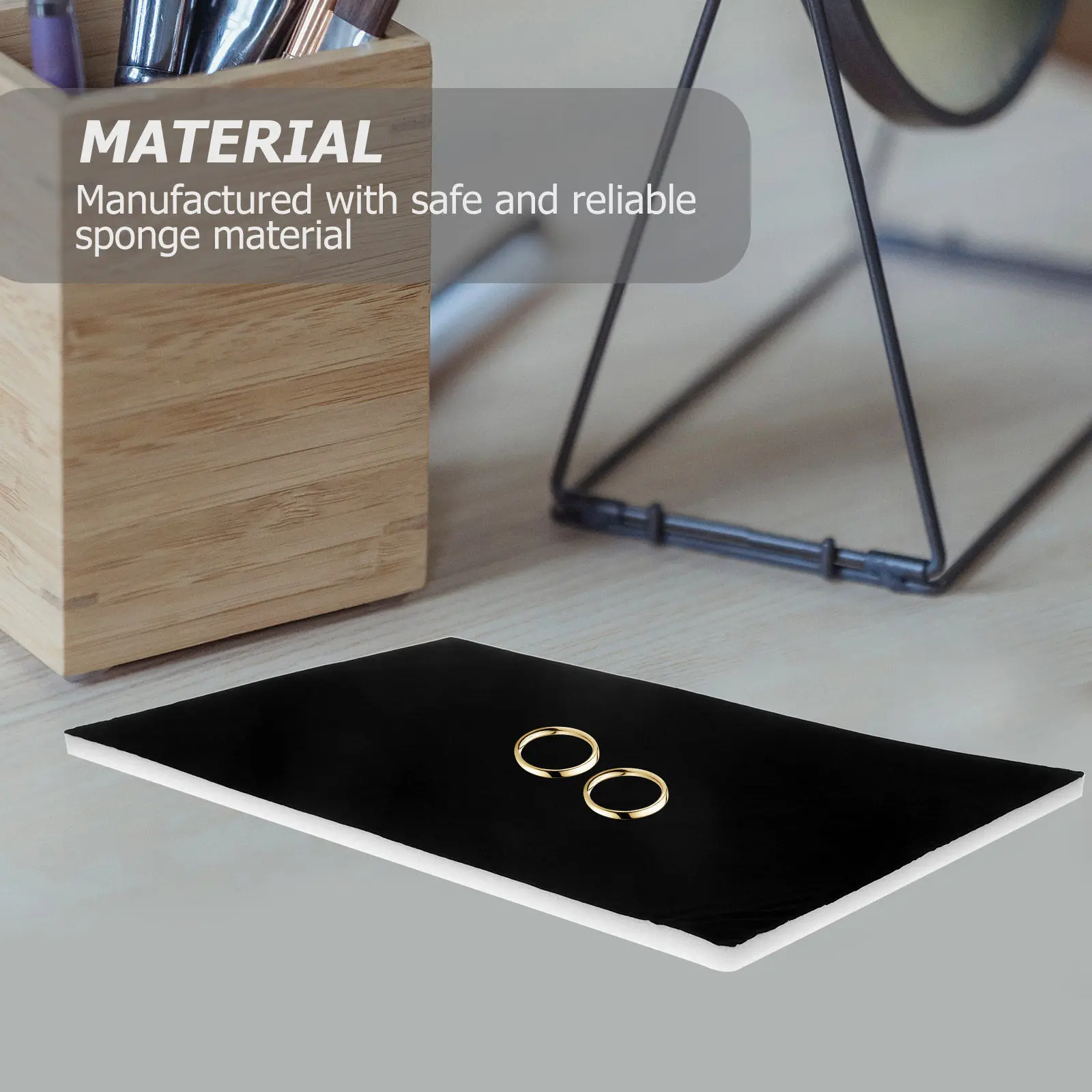 

Premium Sponge Jewelry Insert Tray for Rings Earrings Studs Display Organizer Pad Jewelry Box Liner Showcase Mat Supply