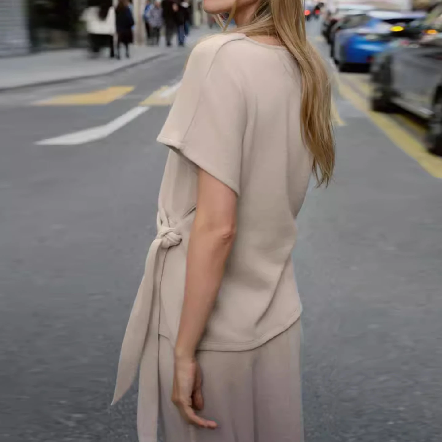 Jupe mi-longue Faion douce pour femmes, coupe cintrée européenne, haut tricoté, marque Z, vêtements pour dames, nouvelle collection automne