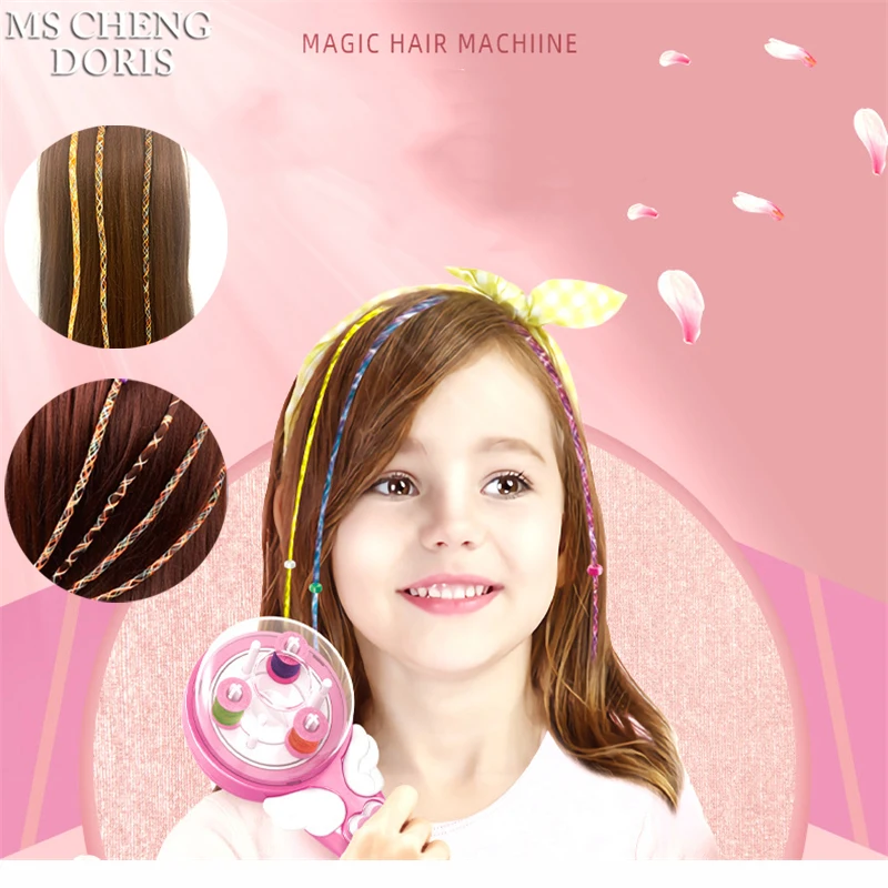 

New Electric Automatic Hair Braider DIY Braiding Hairstyle Tool Twist Braider Machine Hair Braid Weave Toys For Girl Child Gift