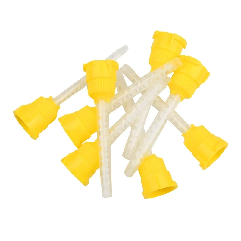 Dental Mixing Tips Tubes Disposable Nozzles Head Impression Materials Silicone Rubber Conveying Dentistry Lab Product