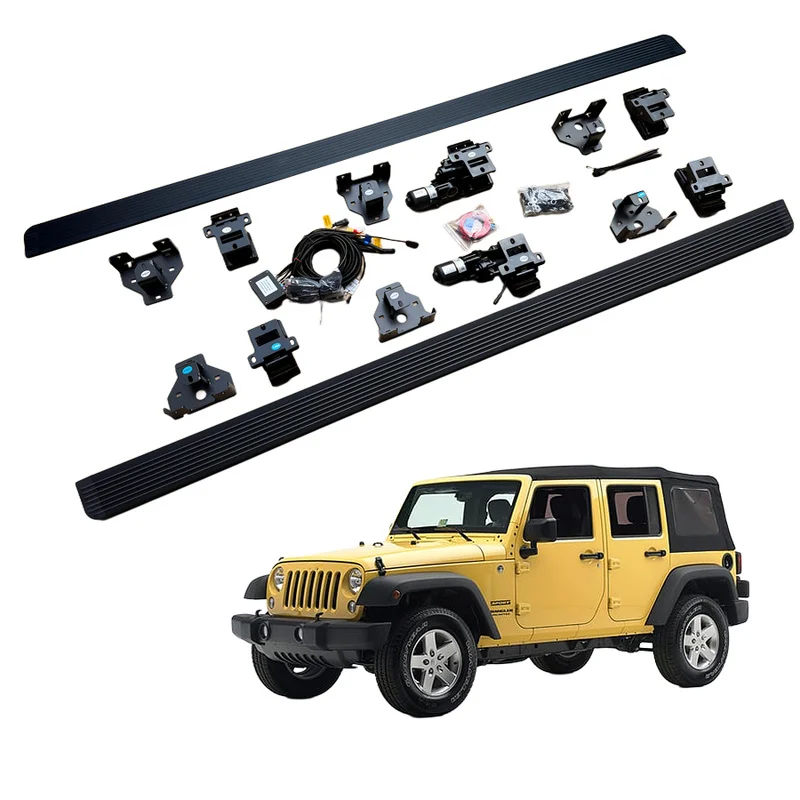 Truck Exterior Accessories Spot Goods Aluminum Running Board Automatic Electric Power Side Step