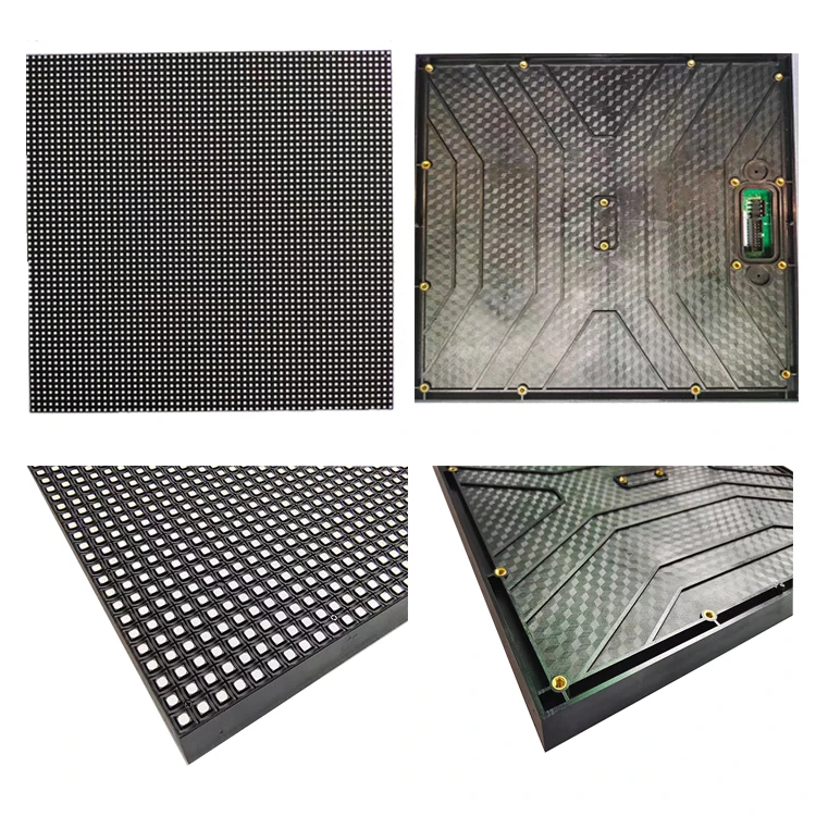 جودة عالية P3.84 شاشة LED بالألوان الكاملة خزانة تأجير داخلية/خارجية بحجم 576 × 576 مم #6