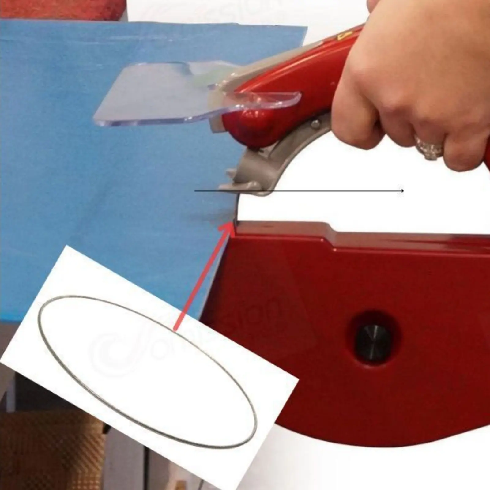 Imagen 6: Cuchilla de Corte de Cristal en Bucle Continuo, Accesorio para Herramienta Eléctrica para Fabricantes de Joyas